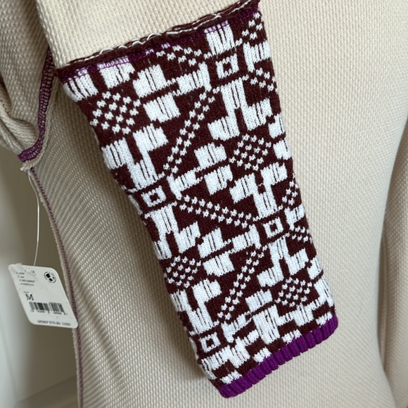 🥳Hp🥳 Free People She’s Reversible Waffle Knit Nordic Cuff Top - Picture 10 of 15